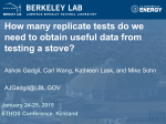 How Many Test Replicates Needed to Obtain Useful Data