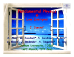 Fundamental Physics - Physics Seminar