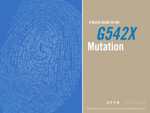 Mutation - Cftrscience