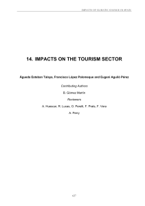 14. impacts on the tourism sector