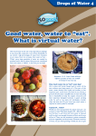 Good water, water to “eat”. What is virtual water?