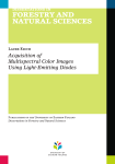 Acquisition of Multispectral Color Images Using Light