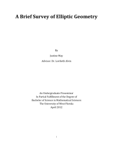 A Brief Survey of Elliptic Geometry