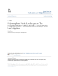Polymorphous Public Law Litigation: The Forgotten History of