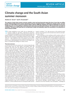 Climate change and the South Asian summer monsoon