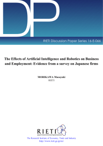 The Effects of Artificial Intelligence and Robotics on Business and