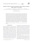 Inhibition of Blumeria graminis germination and germling