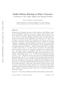 Stellar Helium Burning in Other Universes: A