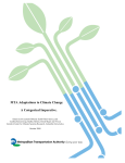 MTA Adaptations to Climate Change – A Categorical Imperative1