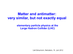 Matter and antimatter: very similar, but not exactly - Physik
