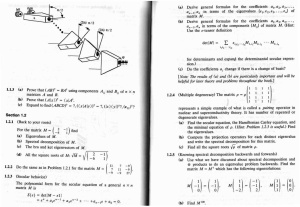 1.1.3 (a) Prove that (AB)` = BAt using components