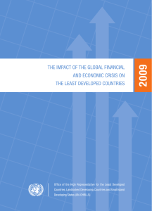 the impact of the global financial and economic crisis - UN
