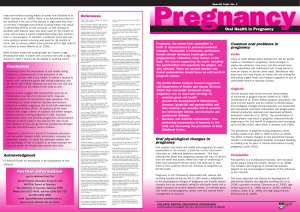 Pregnancy - The University of Adelaide