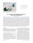 Iron Overload in Myelodysplastic Syndromes