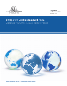Templeton Global Balanced Fund Annual Report