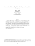 Interest Rate Rules and Equilibrium Stability