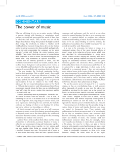 The power of music - Oxford Academic