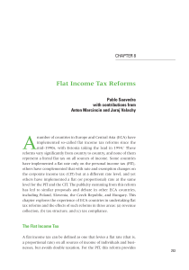 Flat Income Tax Reforms