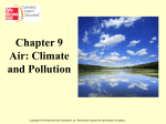 Chapter 9 Air: Climate and Pollution