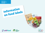 Information on food labels