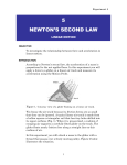 5 NEWTON`S SECOND LAW