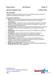 Easter School Life Sciences Grade 12 Genetics: Mendel`s Laws 27