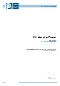 EUI Working Papers - Cadmus Home