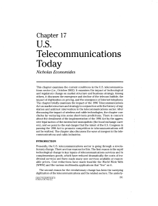 US Telecommunications Today
