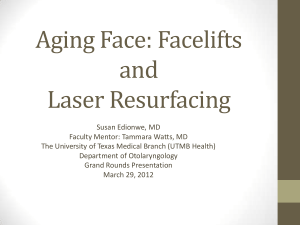 Facelifts and Laser Resurfacing