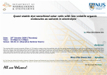 Quasi-stable dye-sensitized solar cells with low volatile organic