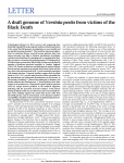 A draft genome of Yersinia pestis from victims of the Black Death