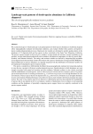 Landscape-scale patterns of shrub-species