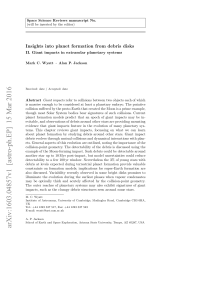 Insights into planet formation from debris disks: II. Giant impacts in