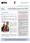 Familial Mediterranean Fever (FMF)