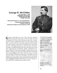 George B. McClellan - Scarsdale Public Schools