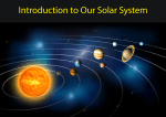Introduction to Our Solar System