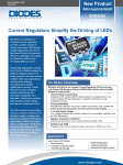 New Product Current Regulators Simplify the Driving of LEDs
