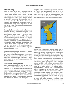 The Korean War - Unveiling History