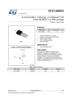 N-channel 800 V, 0.95 typ., 5 A MDmesh™ K5 Power MOSFET in a