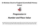 Progression in Number and Place Value