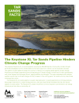 The Keystone XL Tar Sands Pipeline Hinders Climate