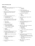 Semester Final Study Guide