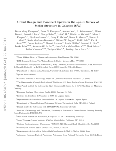 Grand Design and Flocculent Spirals in the Spitzer Survey of Stellar