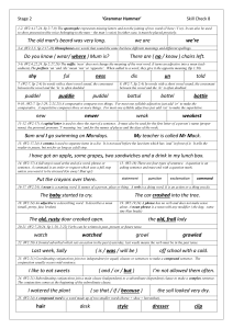 Year 2 Test 8 – Answers - Tranmere Park Primary School