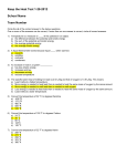 Thermodynamics test