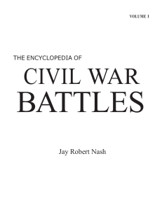 The Encyclopedia of Civil War Battles