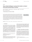 Stressrelated challenges in pentose fermentation to ethanol