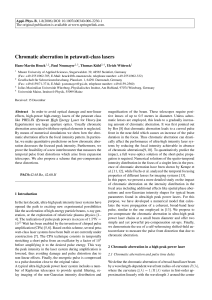 Chromatic aberration in petawatt-class lasers - hb.fh