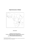 Staple food prices in Malawi - MSU Food Security Group
