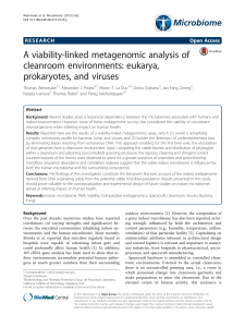 A viability-linked metagenomic analysis of